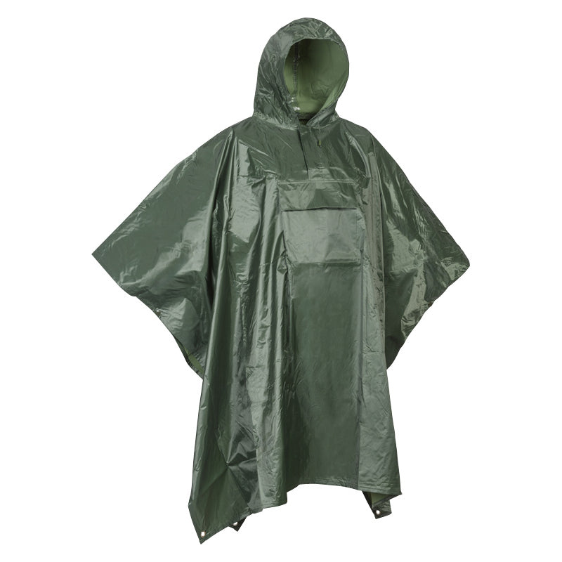 Poncho kaki