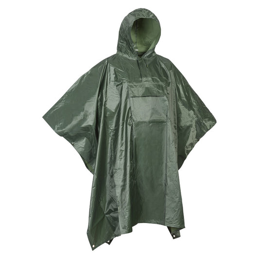 Poncho kaki